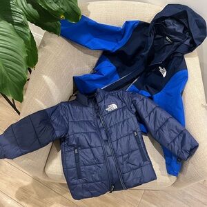 Two in one The North Face, winter and autumn for 6 years old boy. Never used.